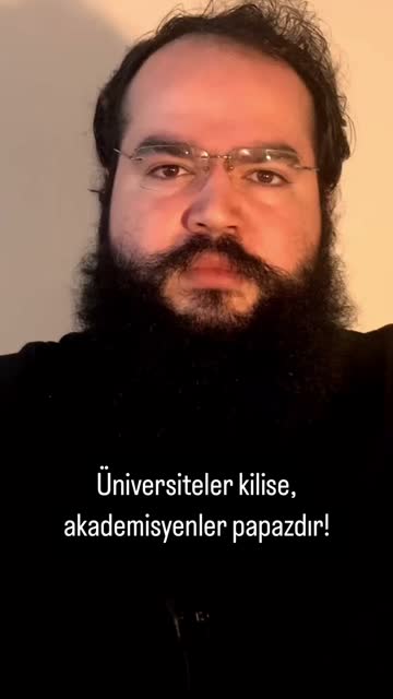 Üniversiteler kilise, akademisyenler papazdır! #reels #felsefe #üniversite #kili