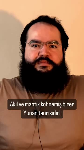 Akıl ve mantık köhnemiş birer Yunan tanrısıdır! #reels #felsefe #akıl #mantık #y