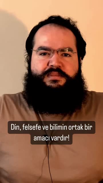 Din, felsefe ve bilimin ortak bir amacı vardır! #reels #felsefe #din #bilim #ama