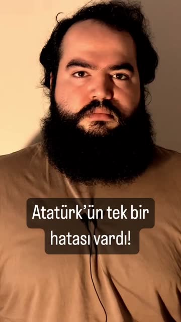 Atatürk’ün tek bir hatası vardı! #reels #felsefe #din #atatürk #ölüm