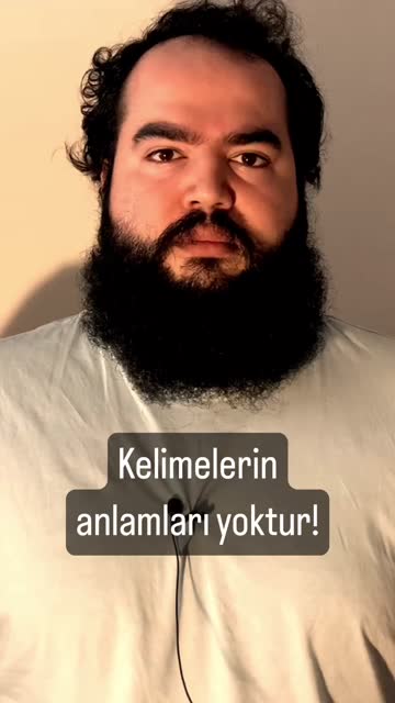 Kelimelerin anlamları yoktur! #reels #felsefe #kelime #anlam #yok