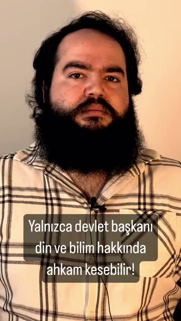 Yalnızca devlet başkanı din ve bilim hakkında ahkam kesebilir! #reels #felsefe #