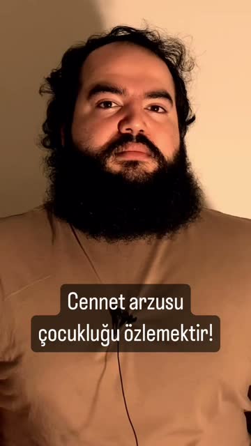 Cennet arzusu çocukluğu özlemektir! #reels #felsefe #cennet #arzu #çocukluk #özl