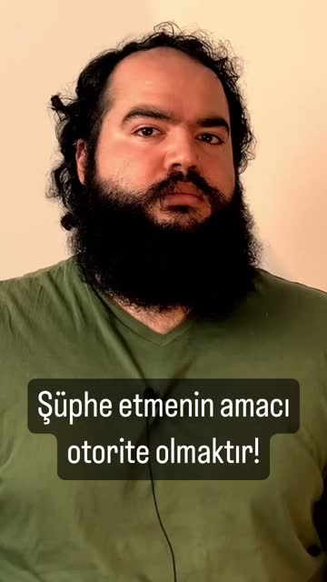 Şüphe etmenin amacı otorite olmaktır! #reels #felsefe #şüphe #amaç #iktidar