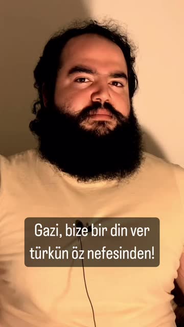Gazi, bize bir din ver türkün öz nefesinden! #reels #felsefe #din #gazi #türk #a