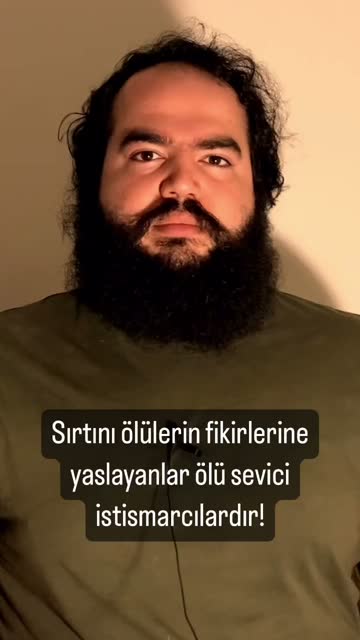 Sırtını ölülerin fikirlerine yaslayanlar ölü sevici istismarcılardır! #reels #fe