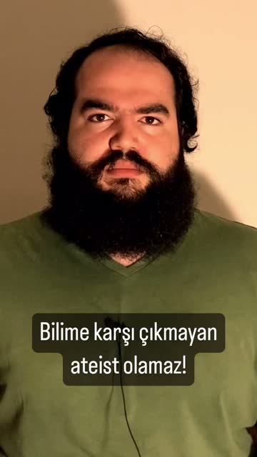 Bilime karşı çıkmayan ateist olamaz! #reels #felsefe #din #ateist #ateizm #bilim