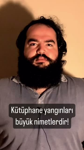 Kütüphane yangınları büyük nimetlerdir! #reels #felsefe #kitap #kütüphane #yangı