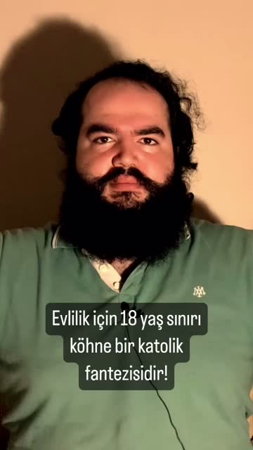 Evlilik için 18 yaş sınırı köhne bir katolik fantezisidir! #reels #felsefe #din 