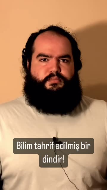 Bilim tahrif edilmiş bir dindir! #reels #felsefe #din #bilim