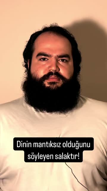 Dinin mantıksız olduğunu söyleyen salaktır! #reels #felsefe #din #mantık #salak