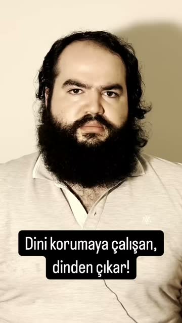Dini korumaya çalışan, dinden çıkar! #reels #felsefe #din #muhafazakar #tekilkab