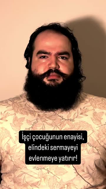 İşçi çocuğunun enayisi, elindeki sermayeyi evlenmeye yatırır! #reels #felsefe #i