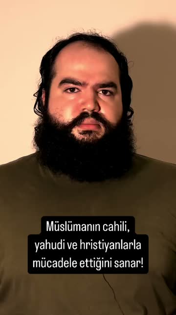 Müslümanın cahili, yahudi ve hristiyanlarla mücadele ettiğini sanar! #reels #fel