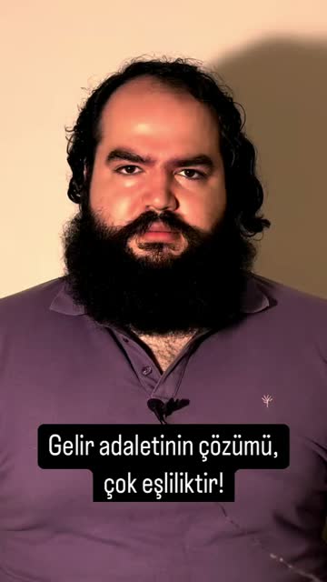 Gelir adaletinin çözümü, çok eşliliktir! #reels #felsefe #para #adalet #medenika