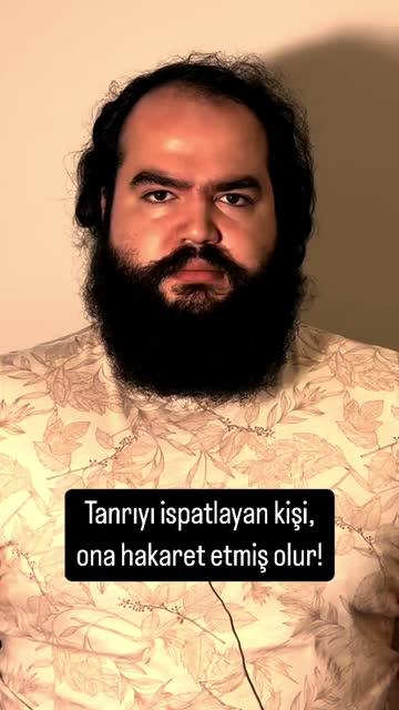 Tanrıyı ispatlayan kişi, ona hakaret etmiş olur! #reels #felsefe #din #tanrı #is