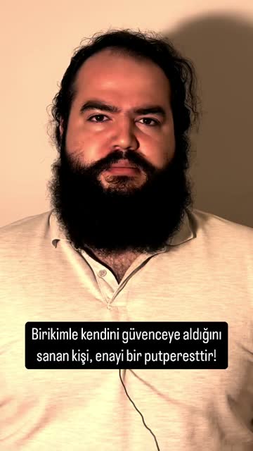 Birikimle kendini güvenceye aldığını sanan kişi, enayi bir putperesttir! #reels 