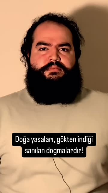 Doğa yasaları, gökten indiği sanılan dogmalardır! #reels #felsefe #bilim #din #d