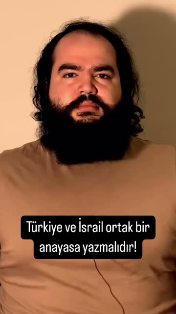 Türkiye ve İsrail ortak bir anayasa yazmalıdır! #reels #felsefe #türkiye #israel