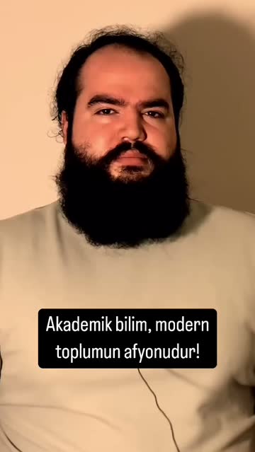 Akademik bilim, modern toplumun afyonudur! #reels #felsefe #bilim #din #akademi 