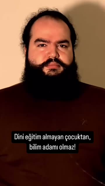 Dini eğitim almayan çocuktan, bilim adamı olmaz! #reels #felsefe #din #bilim #eğ