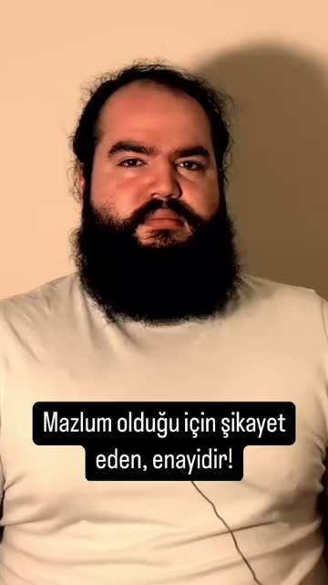 Mazlum olduğu için şikayet eden, enayidir! #reels #felsefe #mazlum #zalim #güç #