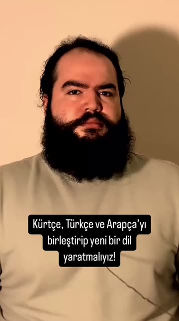 Kürtçe, Türkçe ve Arapça’yı birleştirip yeni bir dil yaratmalıyız! #reels #felse