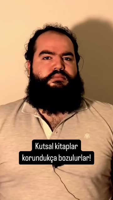 Kutsal kitaplar korundukça bozulurlar! #reels #felsefe #din #kutsalkitap #tahrif