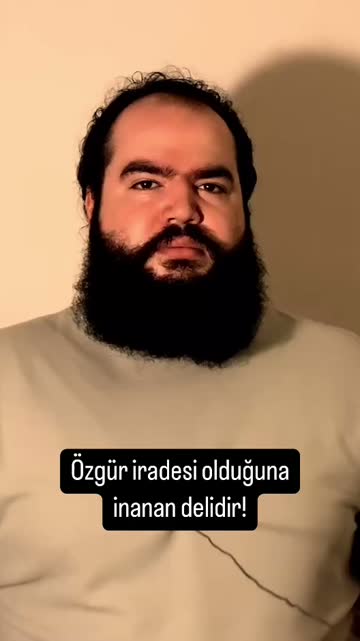 Özgür iradesi olduğuna inanan delidir! #reels #felsefe #irade #özgürlük #kader