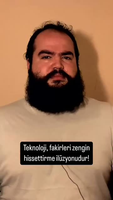 Teknoloji, fakirleri zengin hissettirme ilüzyonudur! #reels #felsefe #teknoloji