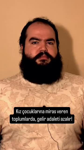 Kız çocuklarına miras veren toplumlarda, gelir adaleti azalır! #reels #felsefe #