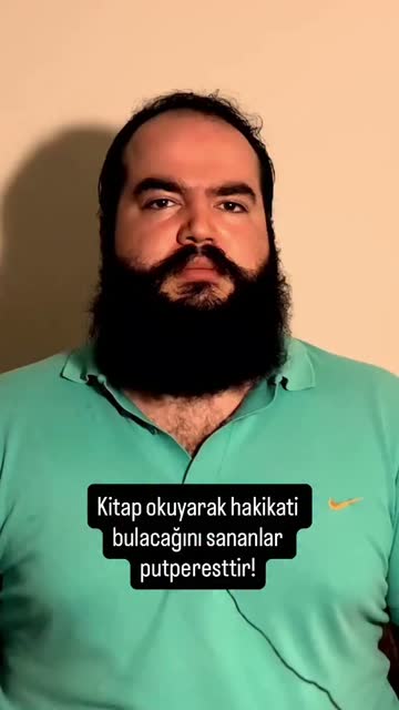 Kitap okuyarak hakikati bulacağını sananlar putperesttir! #reels #felsefe #din #