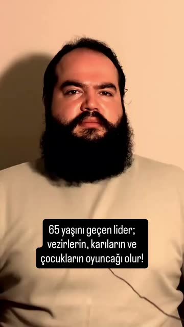 65 yaşını geçen lider; vezirlerin, karıların ve çocukların oyuncağı olur! #reels