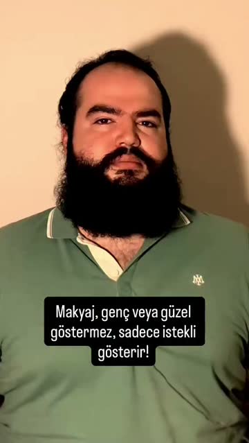 Makyaj, genç veya güzel göstermez, sadece istekli gösterir! #reels #felsefe #mak