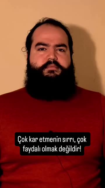 Çok kar etmenin sırrı, çok faydalı olmak değildir! #reels #felsefe #para #fayda 