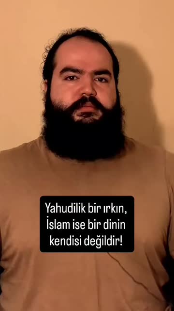 Yahudilik bir ırkın, İslam ise bir dinin kendisi değildir! #reels #felsefe #din