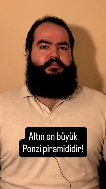 Altın en büyük Ponzi piramididir! #reels #felsefe #ekonomi #altın