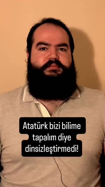 Atatürk bizi bilime tapalım diye dinsizleştirmedi! #reels #felsefe #atatürk #tür