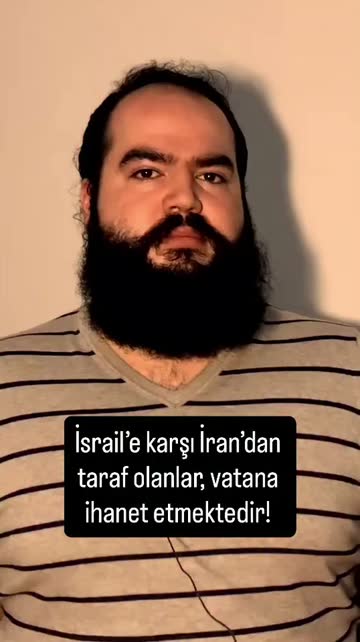 İsrail’e karşı İran’dan taraf olanlar, vatana ihanet etmektedir! #reels #felsefe