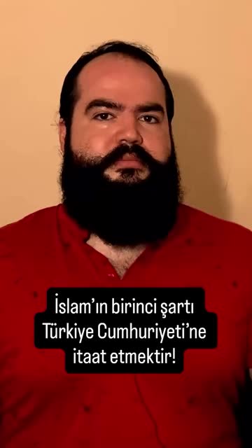 İslam’ın birinci şartı Türkiye Cumhuriyeti’ne itaattir! #reels #felsefe #türkiye